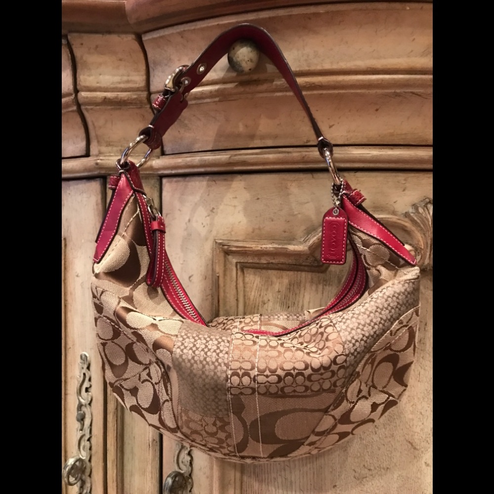 Coach Soho Signature Patchwork Hobo - EUC!!